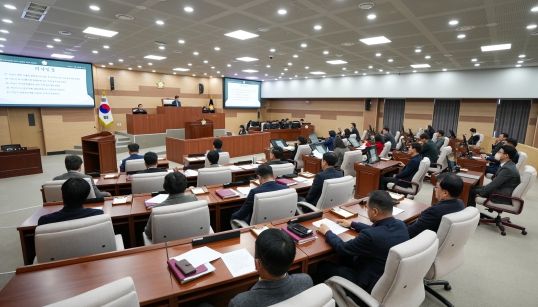 제246회 아산시의회 제2차 정례회 제2차 본회의 장면