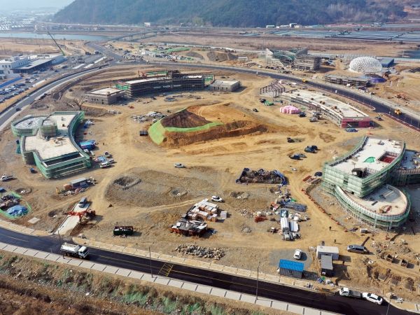 밀양농어촌관광휴양단지 조성 전경