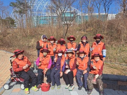 울진읍 노인일자리참여자 대상 산불예방 홍보로 경각심 일깨워