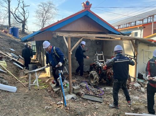 청주시-㈜새마을건축 공동사업, 농촌지역 주거환경 개선 완료