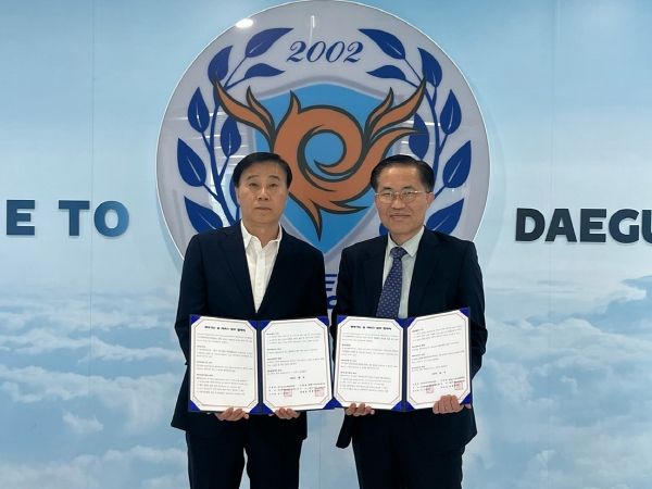 대구공공시설관리공단 - 대구시민프로축구단과 ‘찾아가는 숨 서비스’업무협약 체결