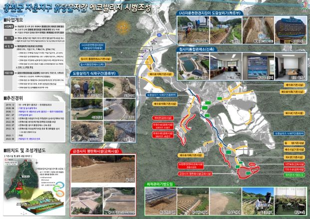 홍천군 자운지구 흙탕물발생원 최적관리사업