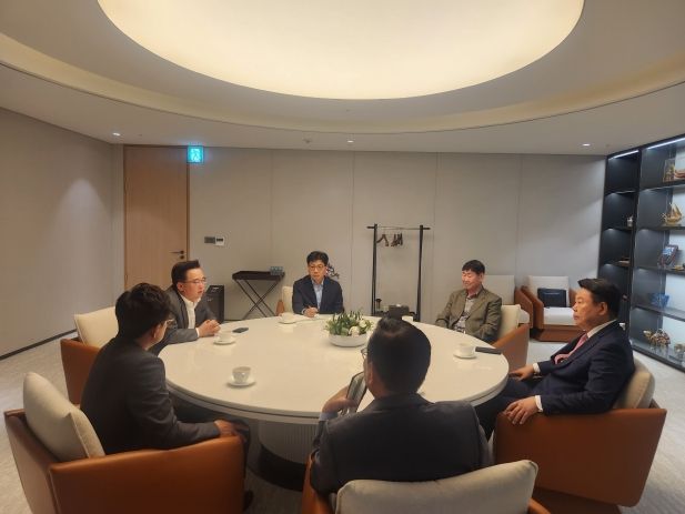 SK에코플랜트 방문 오성환시장-박경일 대표 간담