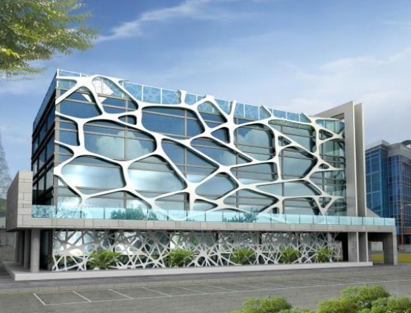 친환경복합허브센터조감도