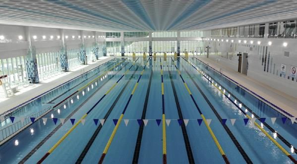 예산 1100년 기념관 수영장 전경