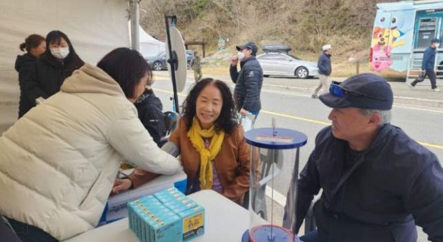 진도 신비의바닷길 축제장 ‘건강증진 홍보관’ 호평