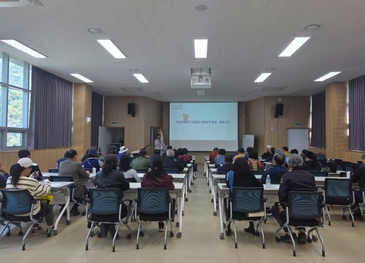 로컬푸드 직매장 출하농가 친환경 천연농약 제조‧활용 교육 진행
