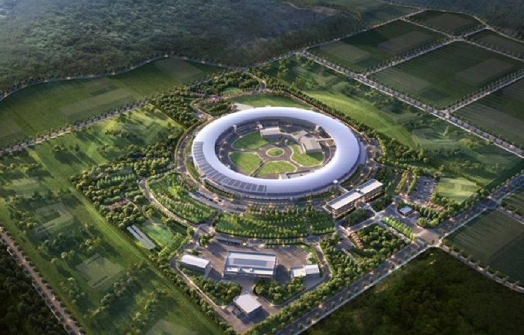 오창 다목적방사광가속기 조감도