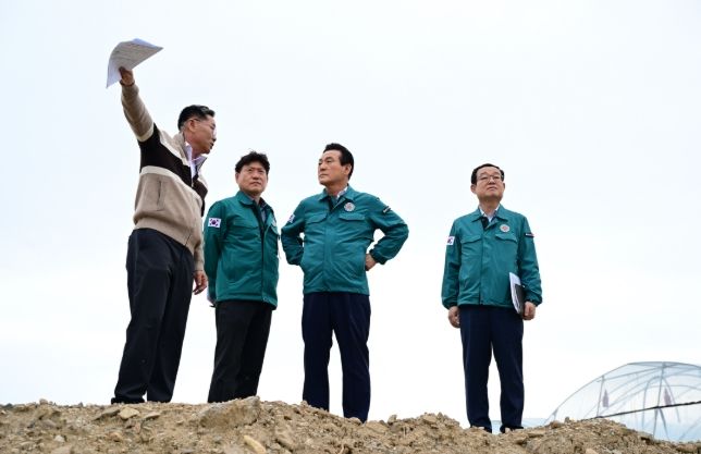 논산시 ‘현장주의행정’강조, 하천 수해 복구 현장 점검 나서