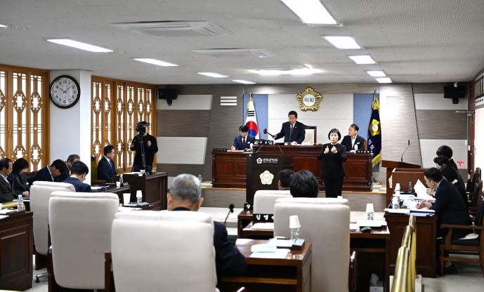 대구 군위군의회, 제293회 임시회 개회