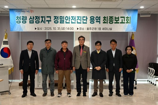 삼정지구 최종 보고회