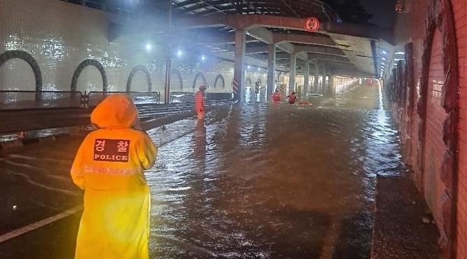 2022년 8월 9일 침수 피해가 발생했던 고색지하차도