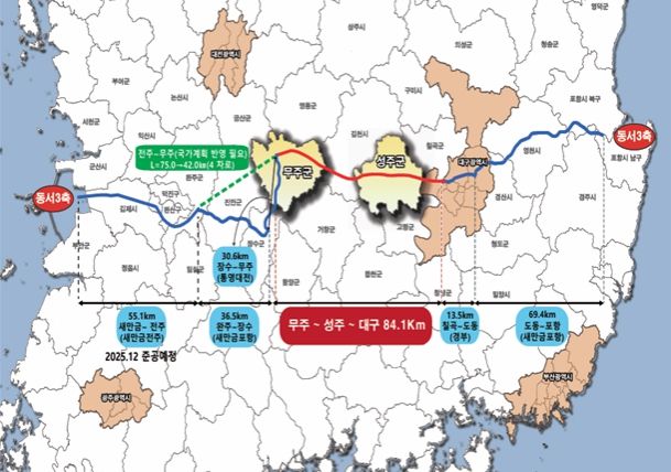 무주~성주~대구 고속도로, 예비타당성조사 대상사업 선정