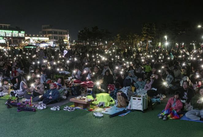 2025 당진 삽교호 드론 라이트 쇼 현장