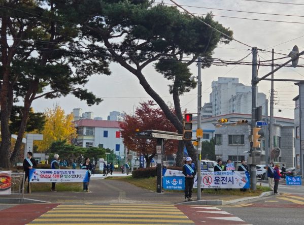 거창군, 어린이 교통안전 및 안전모 착용 캠페인 실시