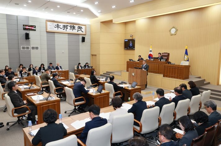 김학동 예천군수, 시정연설서 2026년 군정 운영방향 제시