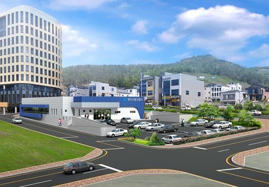 여수시 웅천 임시청사 조감도