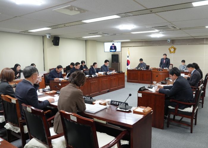 음성군의회, 12월 정례의원간담회 개최