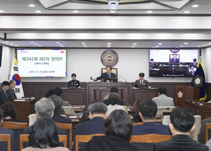 제342회 동두천시의회 제2차 정례회 폐회