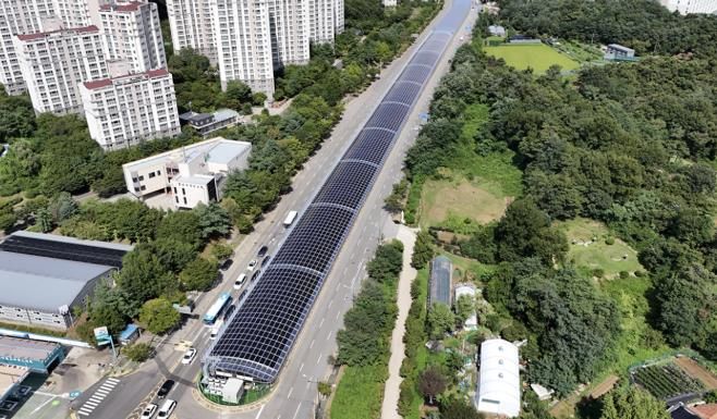 방음터널일체형태양광