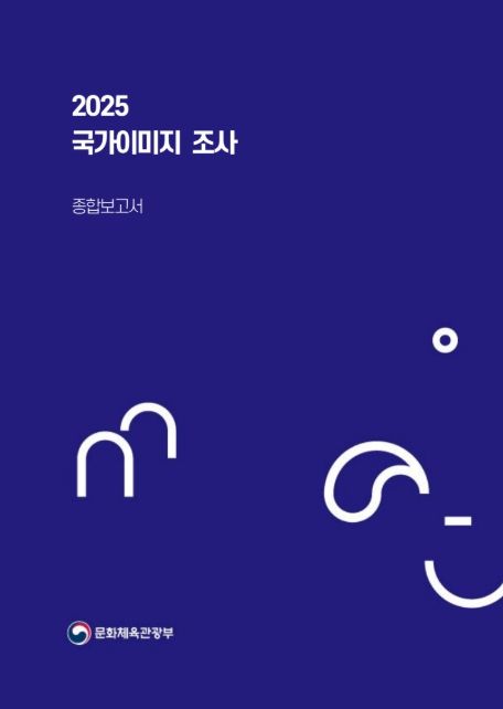 '2025년 국가이미지 조사 보고서' 표지