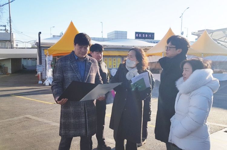 공진혁 운영위원장, 디지털 전광판 설치 대상지 현장 점검