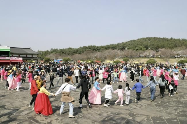 왕인축제 강강술래