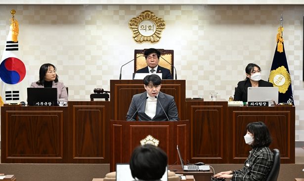 해운대구의회 최명진 의원, 5분 자유발언 ‘마린시티, 개발이익인가 주민의 삶인가?’