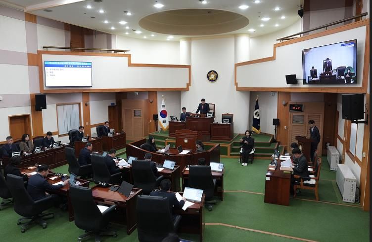 음성군의회, 제386회 임시회 개회