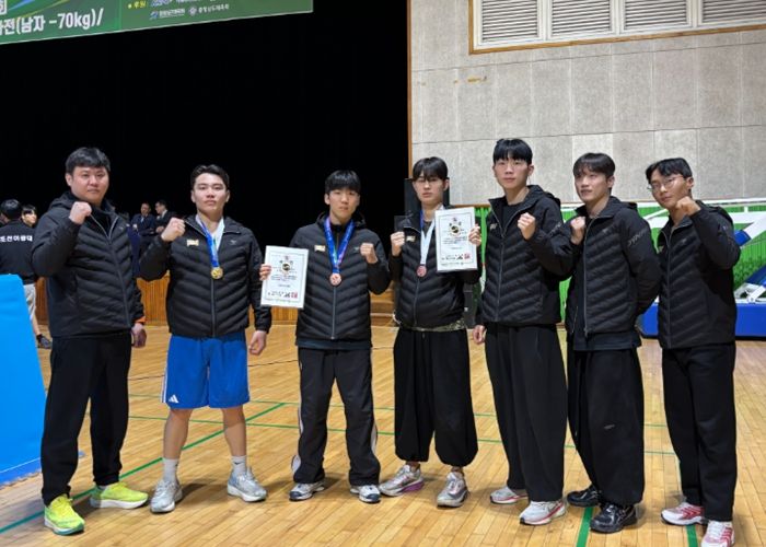 복싱수상 단체사진