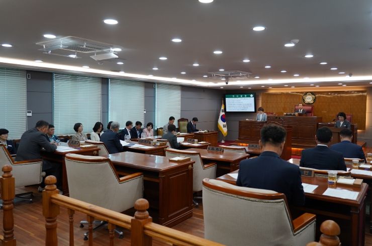 담양군의회, 제343회 임시회 폐회