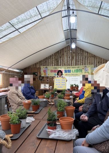 통영시, 치매환자와 보호자를 위한 힐링프로그램 운영