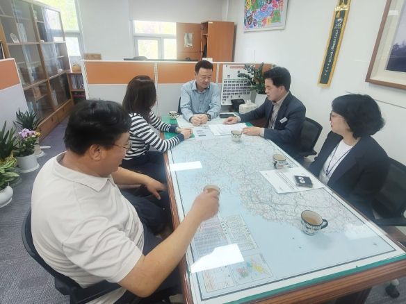 함양군 산림녹지과, 산림분야 국도비 확보 위해 경남도 방문 협의