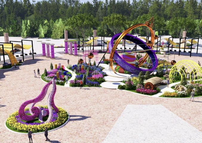 2026 고양국제꽃박람회 ‘시간여행자의 정원’ 조감도